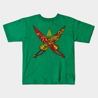 Monster hunter Dual Blades lined Kids T-Shirt